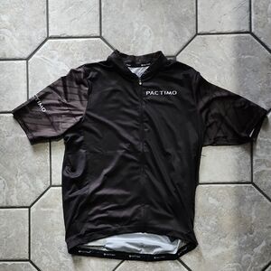 Pactimo Black and White Cycling Jersey